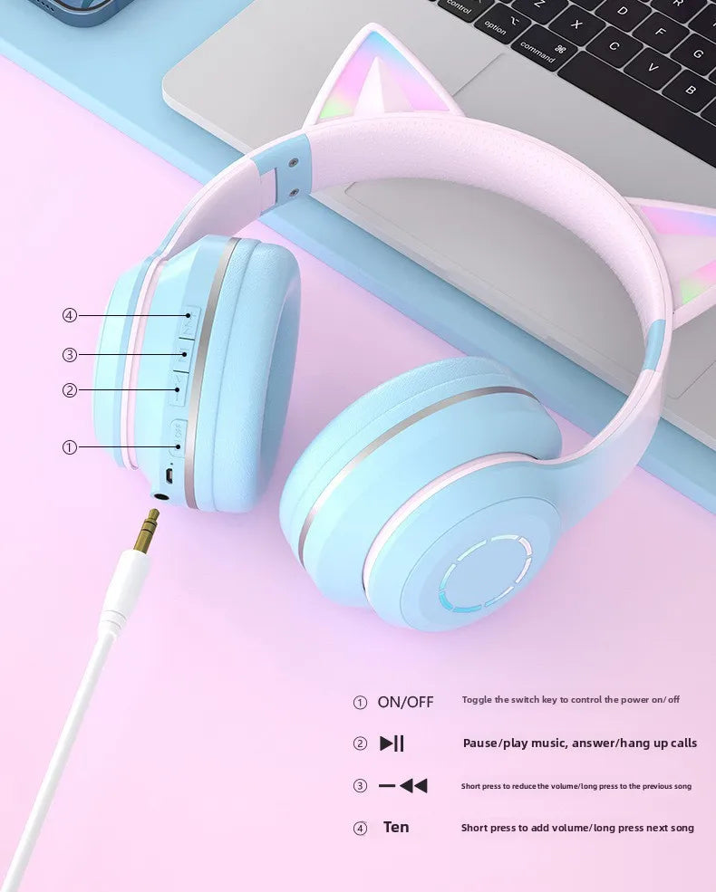ST89M Luminous Cat Ear Headset