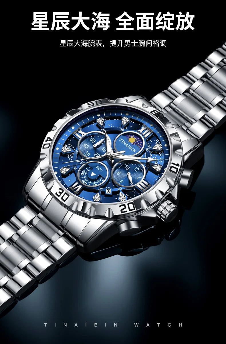 Swiss Luxury Men’s Quartz Watch