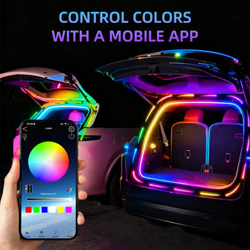 LuminaTrunk 4M: Dynamic RGB Chasing Strip