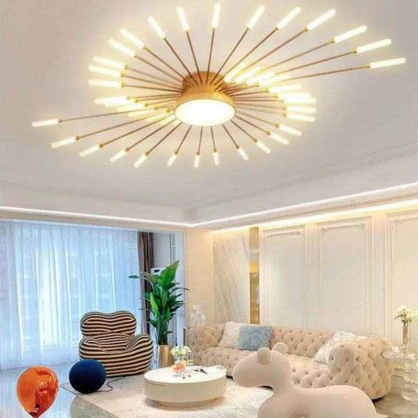 Modern Fan-Shaped LED Ceiling Light