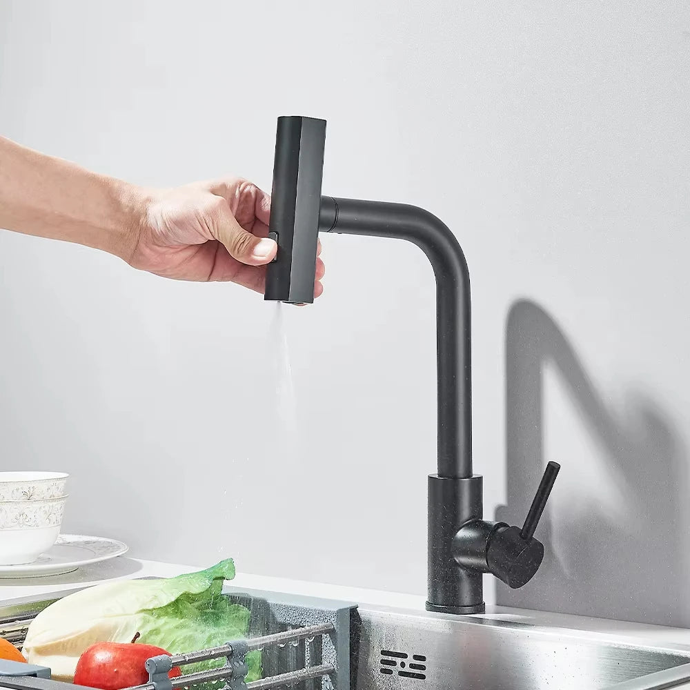 Waterfall Pull-Out Kitchen Mixer
