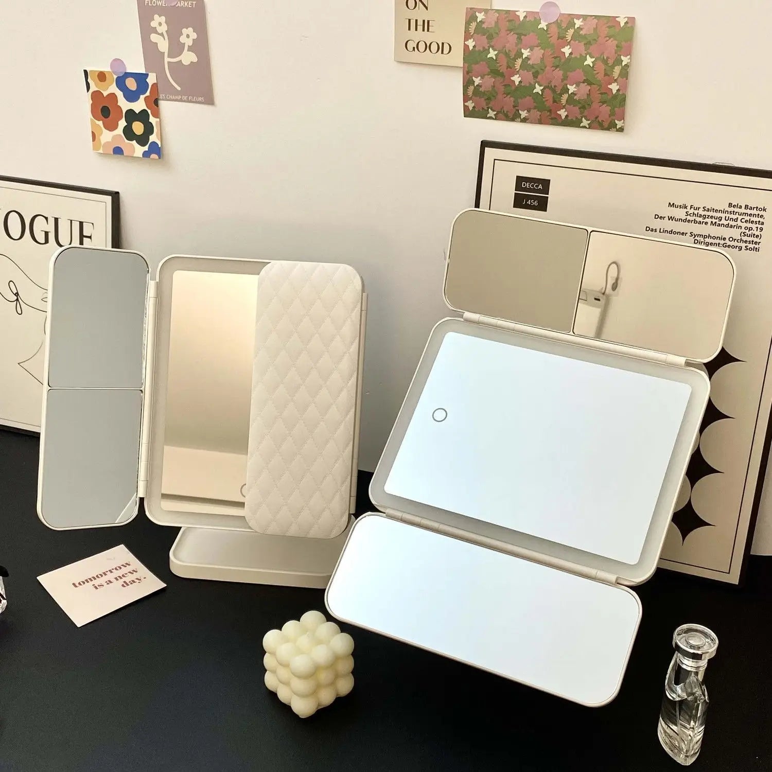 Smart Trifold LED Mirror