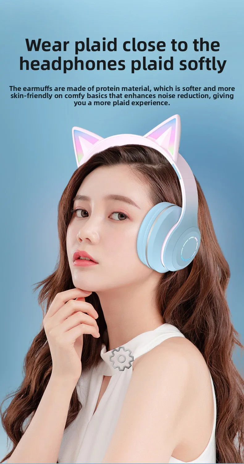 ST89M Luminous Cat Ear Headset