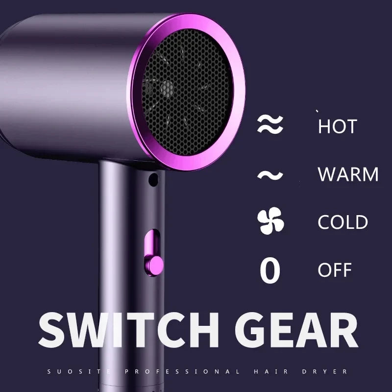 Professional Ionic Hair Dryer Salon-Quality Shine. Heat