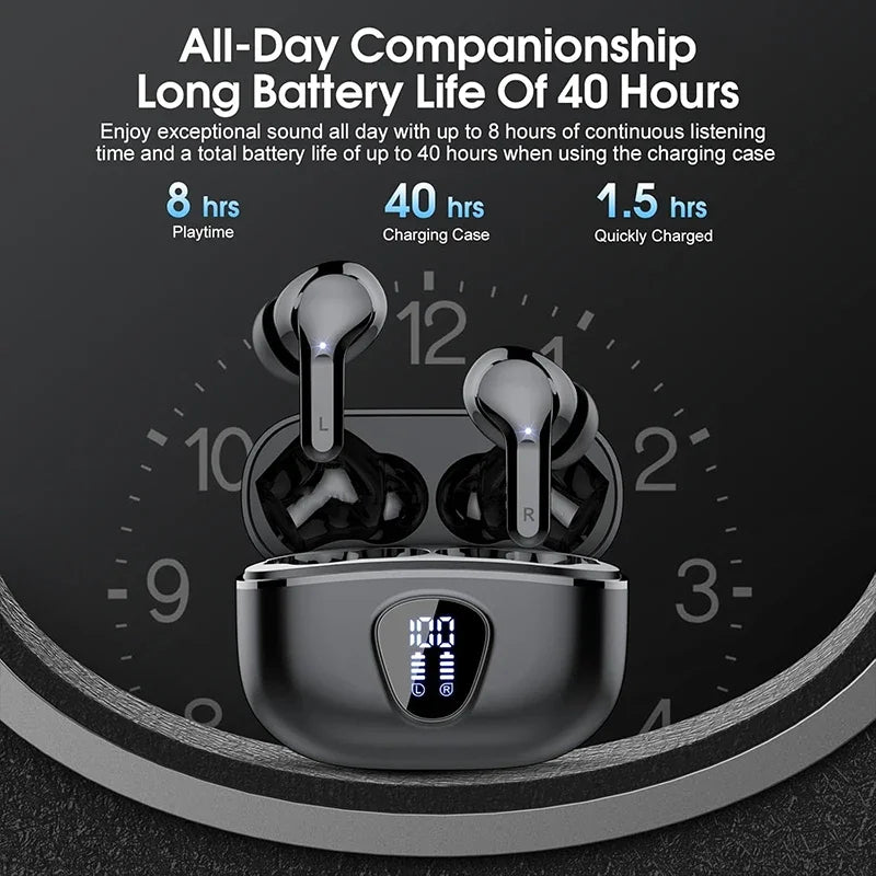 HiFi Bluetooth 5.3 Wireless Earbuds
