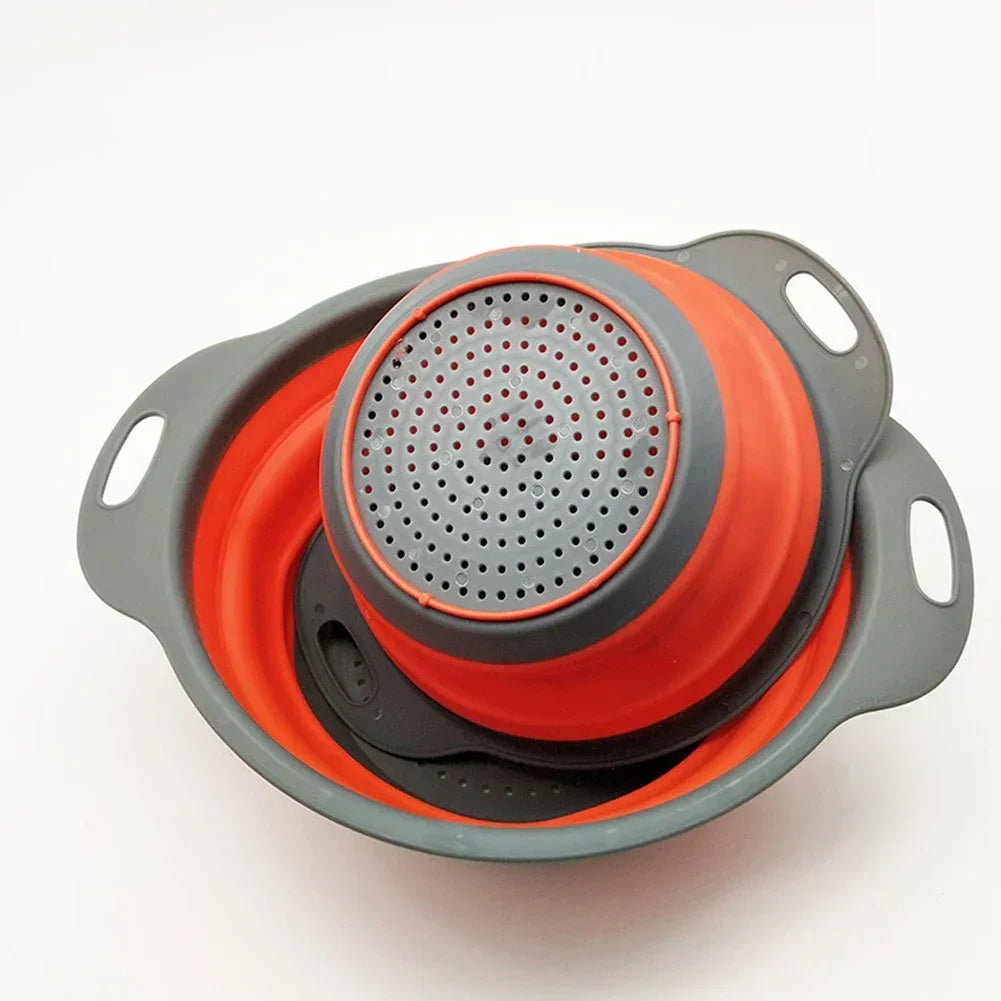 Collapsible Silicone Kitchen Colander