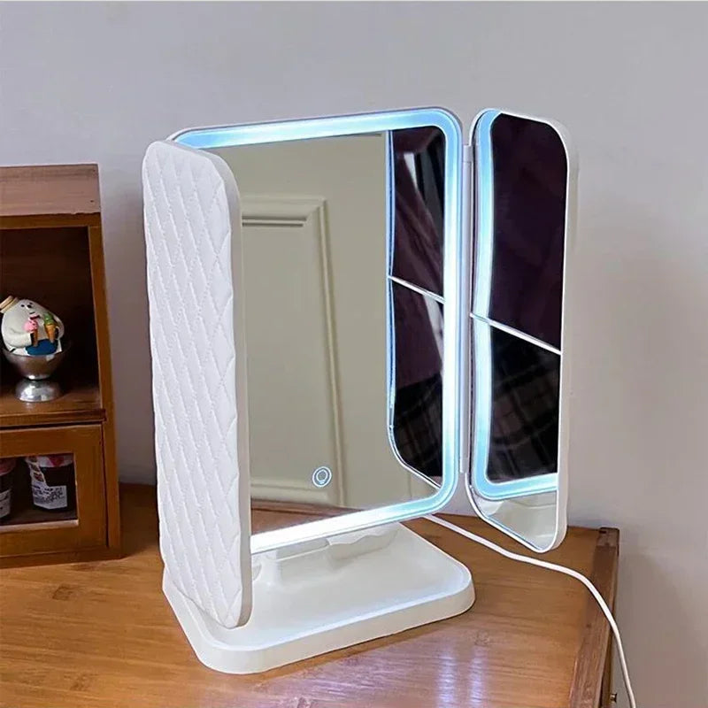 Smart Trifold LED Mirror