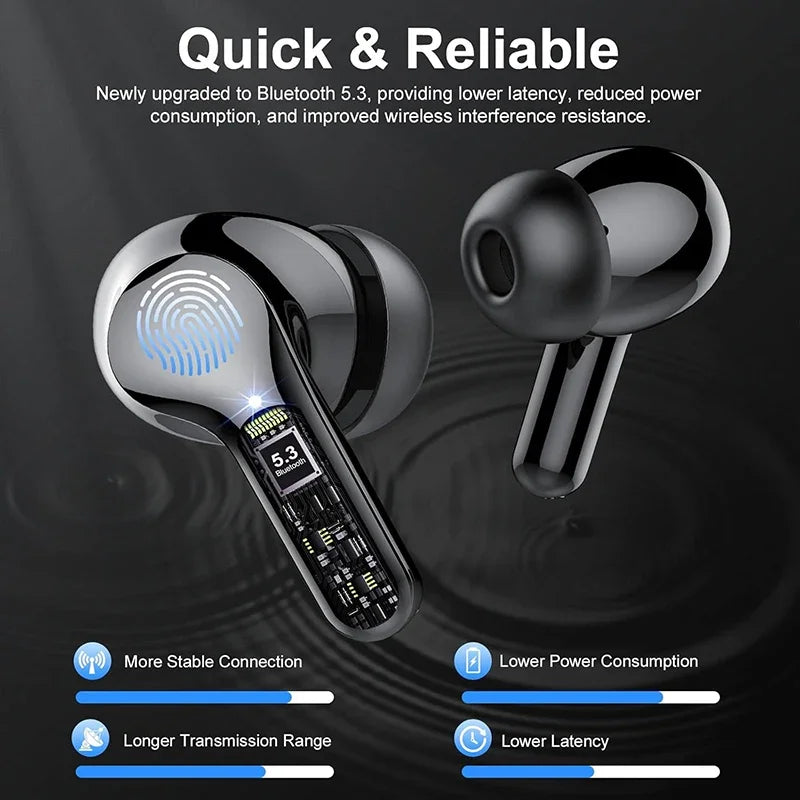 HiFi Bluetooth 5.3 Wireless Earbuds