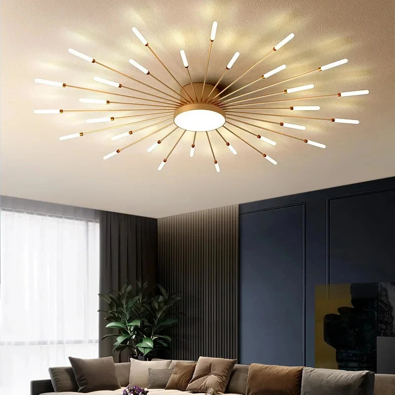 Modern Fan-Shaped LED Ceiling Light