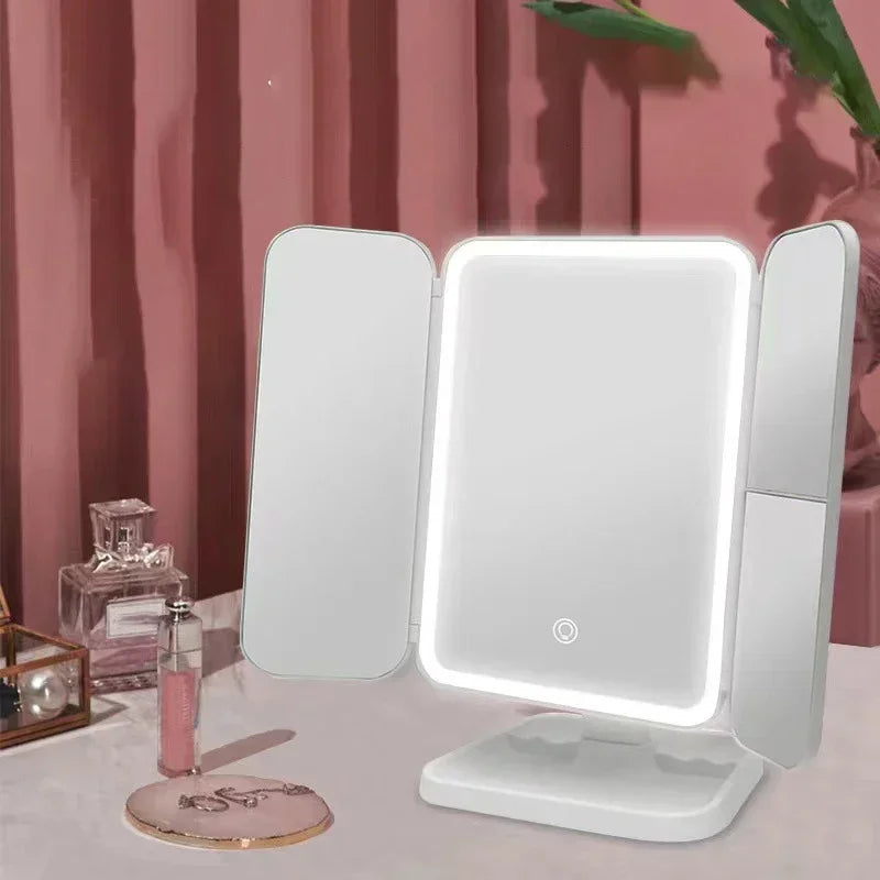 Smart Trifold LED Mirror