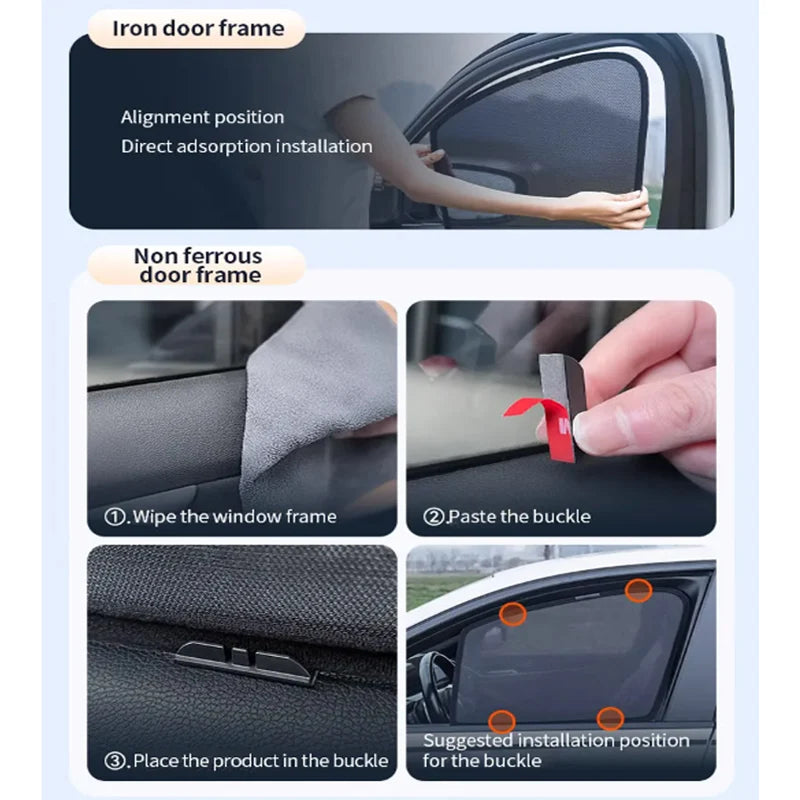 Custom-Fit Magnetic Window Visors