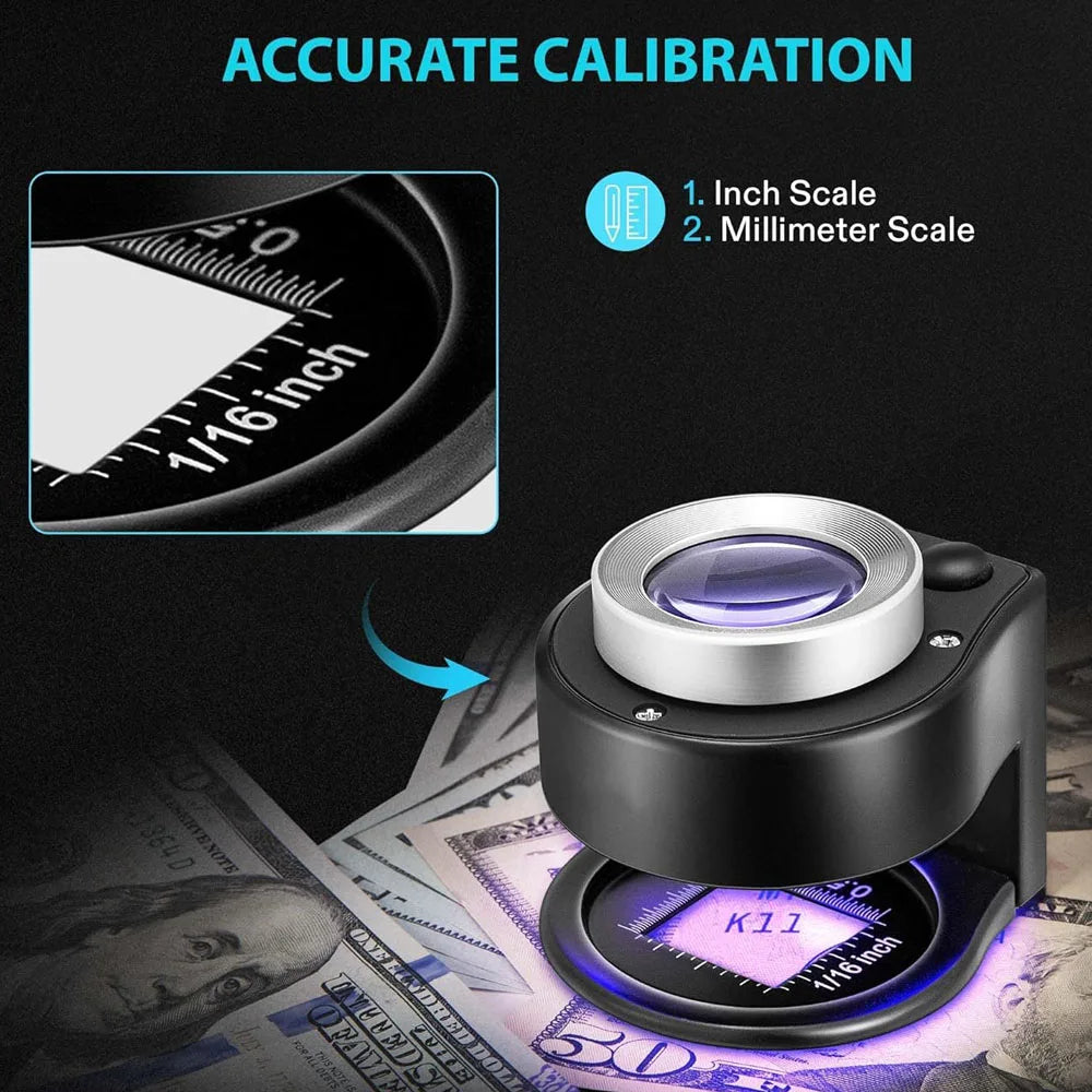 30X Illuminated Desktop Loupe