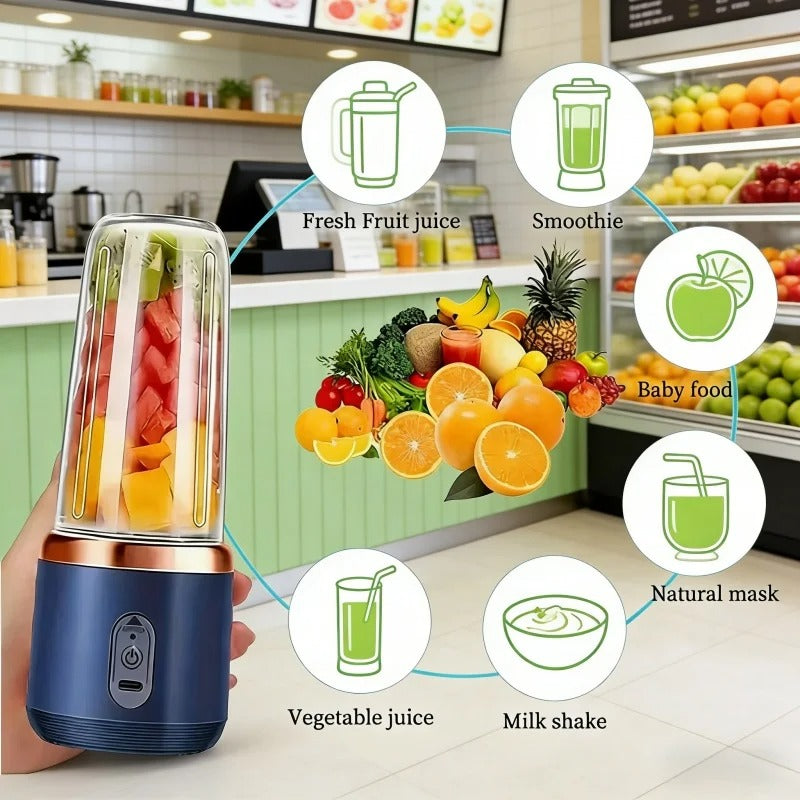 FreshBlend Pro – Portable USB Juicer & Smoothie Maker