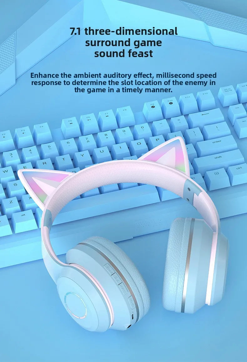 ST89M Luminous Cat Ear Headset