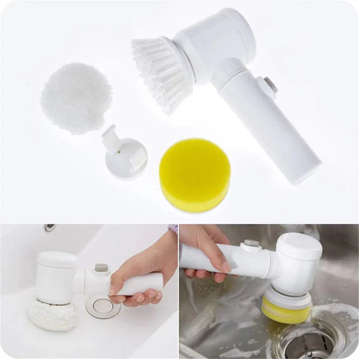 Magic 5-in-1 Electric Power Scrubber: Clean Anything in Seconds! ✨