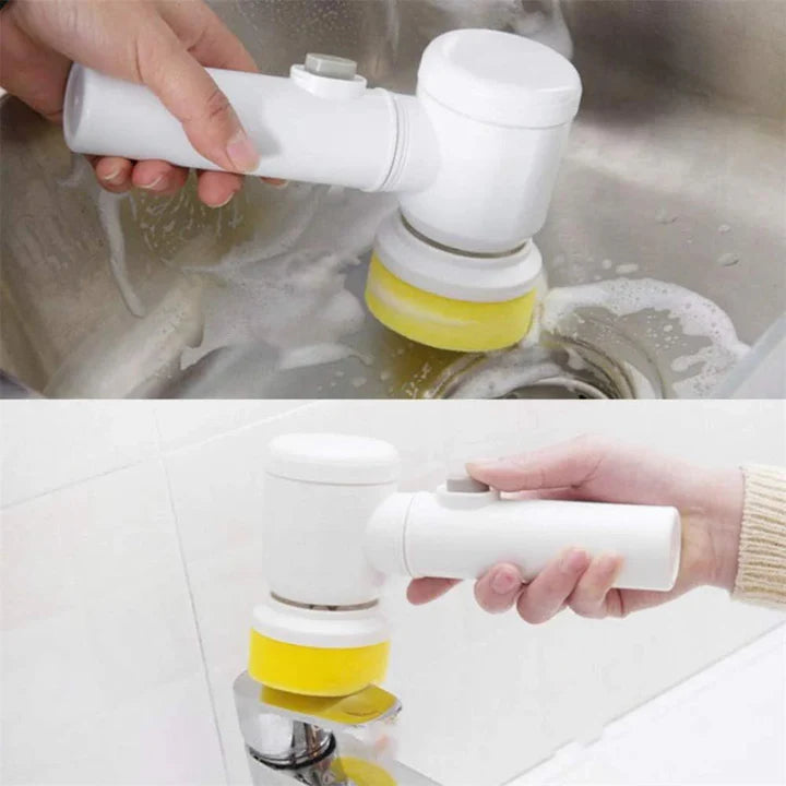 Magic 5-in-1 Electric Power Scrubber: Clean Anything in Seconds! ✨