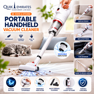 ✨ Professional Multi-Purpose Portable Handheld Vacuum Cleaner
