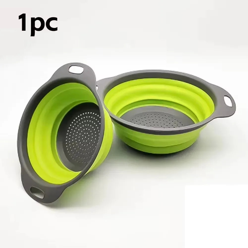 Collapsible Silicone Kitchen Colander