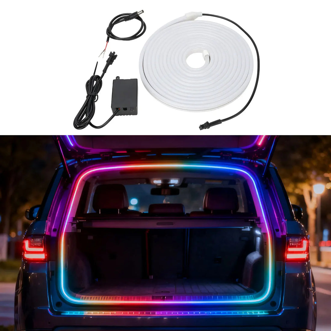 LuminaTrunk 4M: Dynamic RGB Chasing Strip